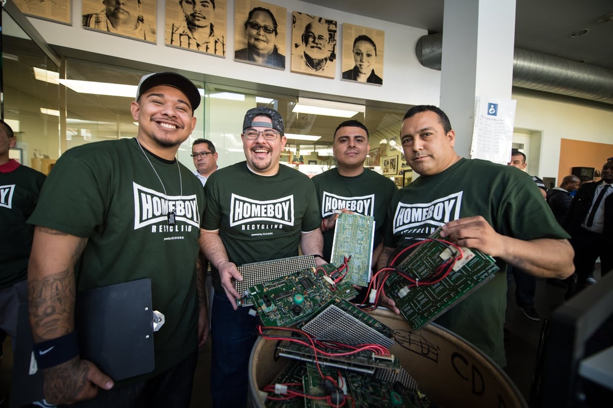 Homies at Homeboy Electronics Recycling